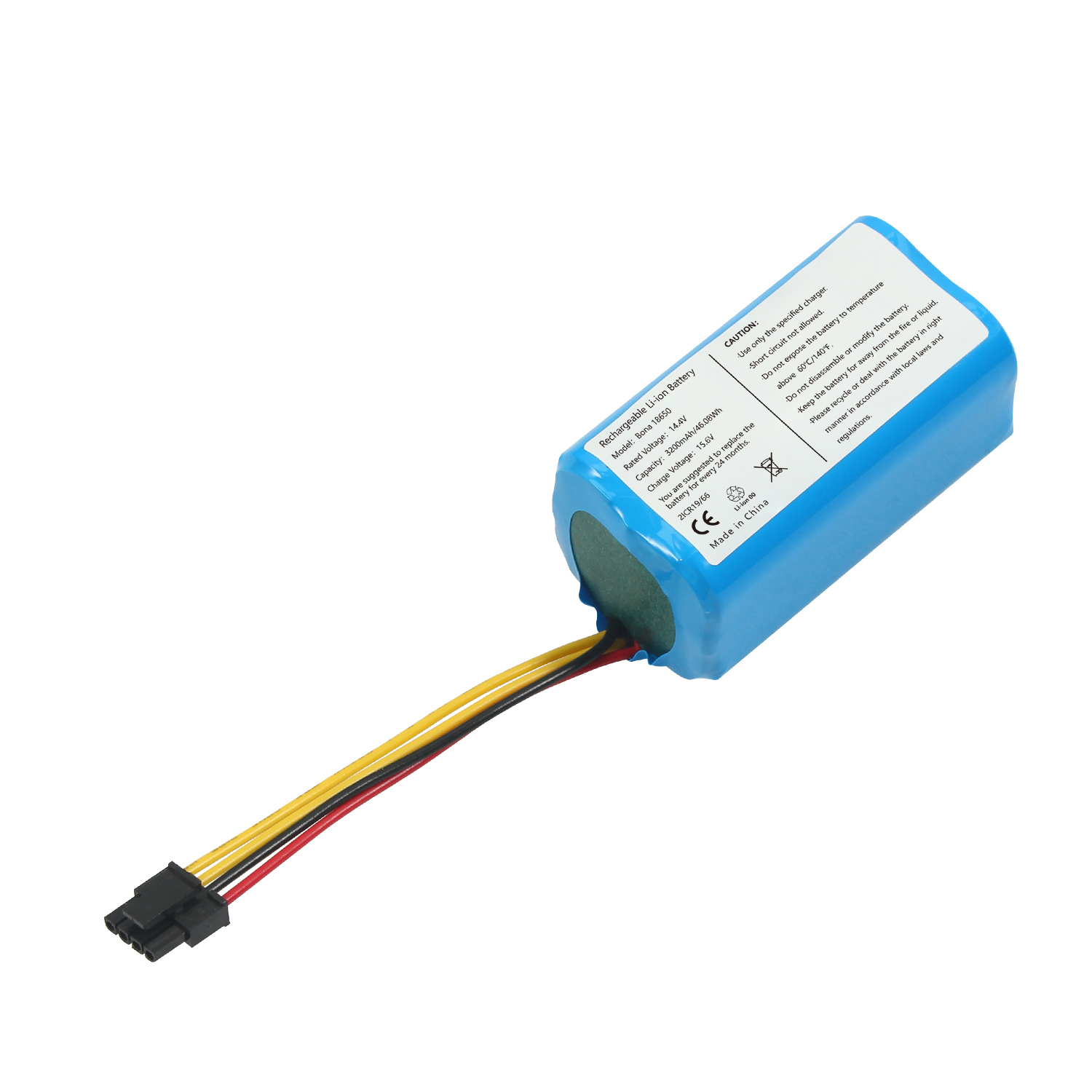 14.4V 3200mAh Battery SWLB for BONA 18650-MF1 Replacement Lithium Ion Battery BL509 Vacuum Cleaner Battery