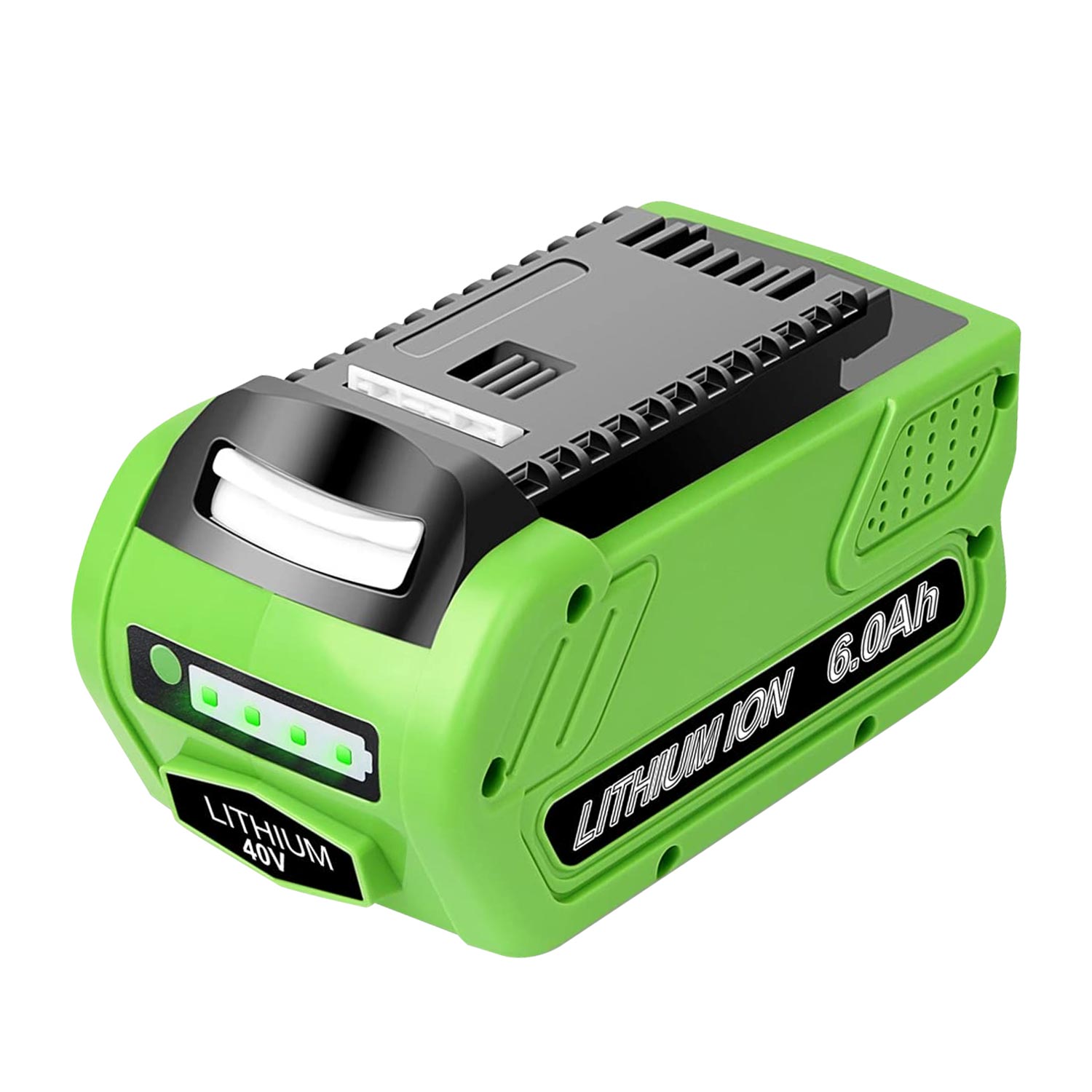 High Capacity Power Tools Battery for Greenworks 40V 6.0Ah Replacement Battery for Power Tools 29252 20202 22262 Etc. Models