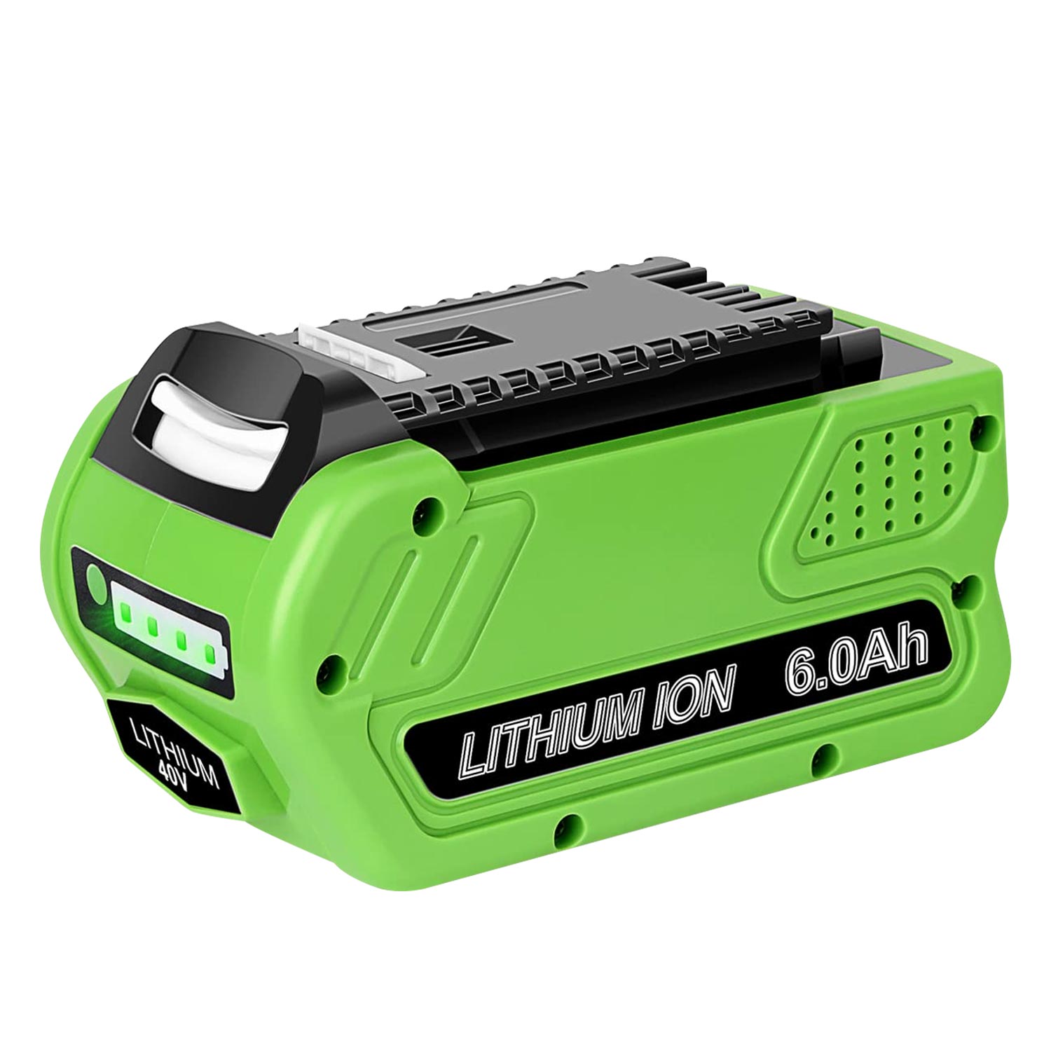 High Capacity Power Tools Battery for Greenworks 40V 6.0Ah Replacement Battery for Power Tools 29252 20202 22262 Etc. Models
