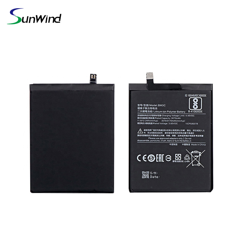 BM3C Bateria xiaomi OEM Xiaomi 8 Fit mi7 4.4V 3170mah Литий - ионный мобильный аккумулятор