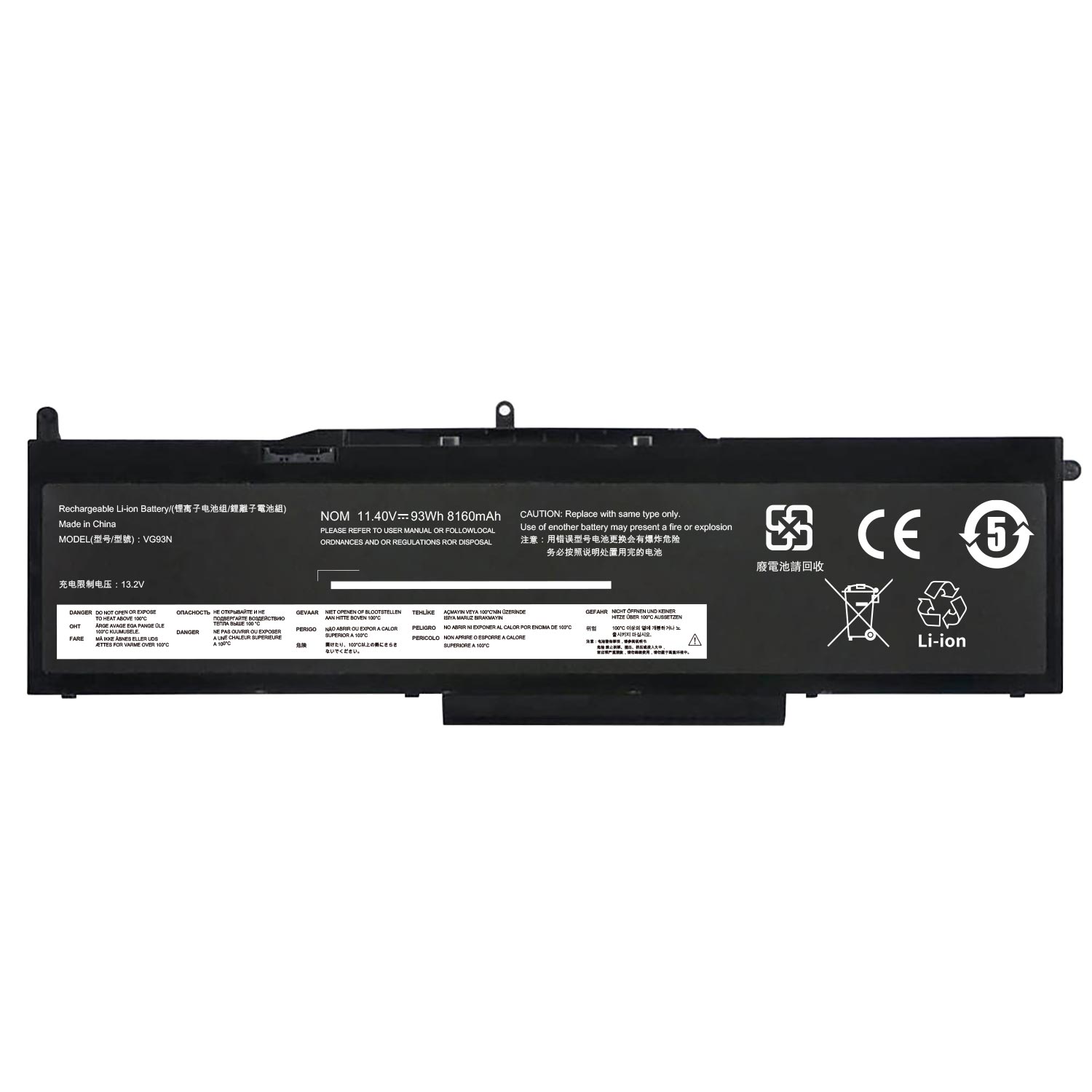 VG93N Laptop Battery for Dell Precision 15 3520 3530 M3520 M3530 Latitude 5580 5590 5591 E5580 E5590 E5591 Series