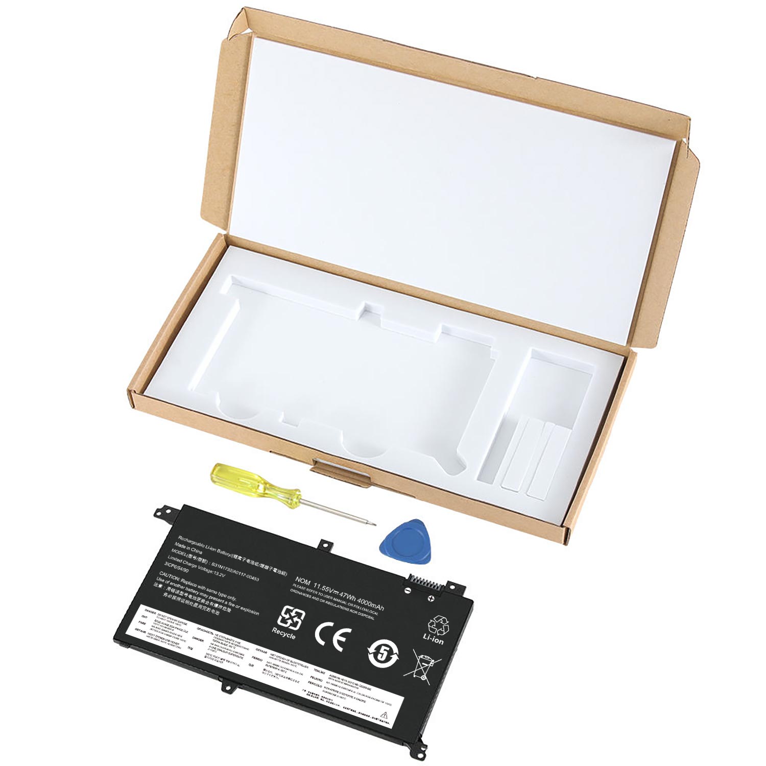 B31N1732 Laptop Battery for ASUS VivoBook X430UA X430UF X430UN X430FA X430FN X571G X571LH X571GT 11.55V 47WH Notebook