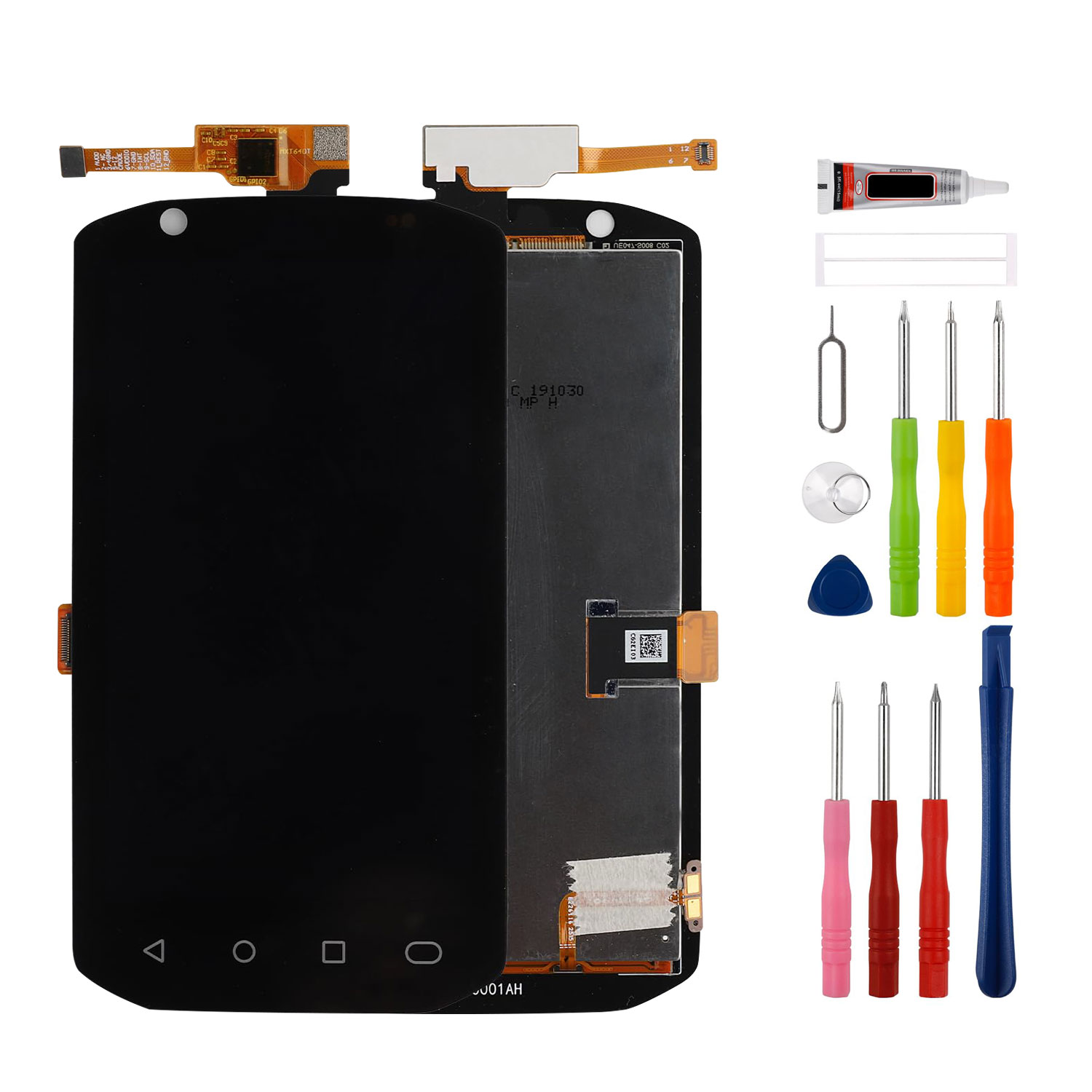 LCD Display Touch Screen for Zebra TC72 TC75 TC77 TC70 TC75X TC70X TC70E LCD Display Replacement