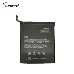 BN31 Mobile Phone Battery For Xiaomi Mi 5X Mi5X / Redmi Note 5A 5A pro 3..85V 3000mAh/3080mAh