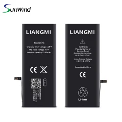 High Capacity 3.8v rechargeable battery for iphone 7 7G mobile phone batteries 2230mah